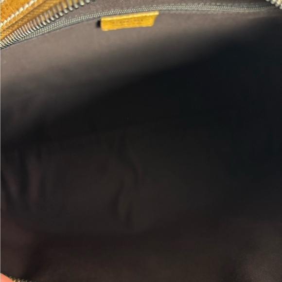 Gucci Boston Bag in Tan Signature Print w Leather Trim - Classic - EUC - Picture 8 of 14